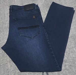 Buffalo David Bitton Men's Slim Straight Dark Blue Jeans